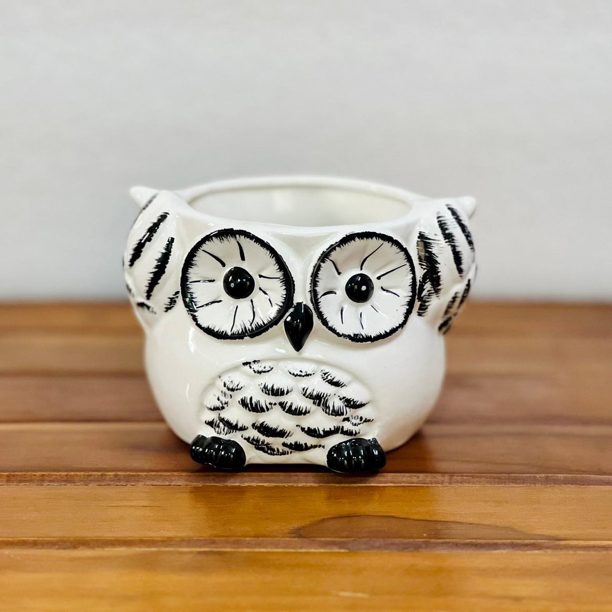 Ceramic Owl Pot 5.5 Inch Decorative - One Little Home Decors