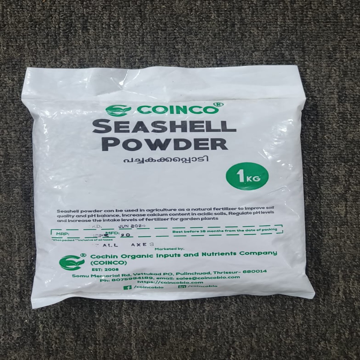 Organic Seashell Powder Fertilizer 1kg - My Garden Store