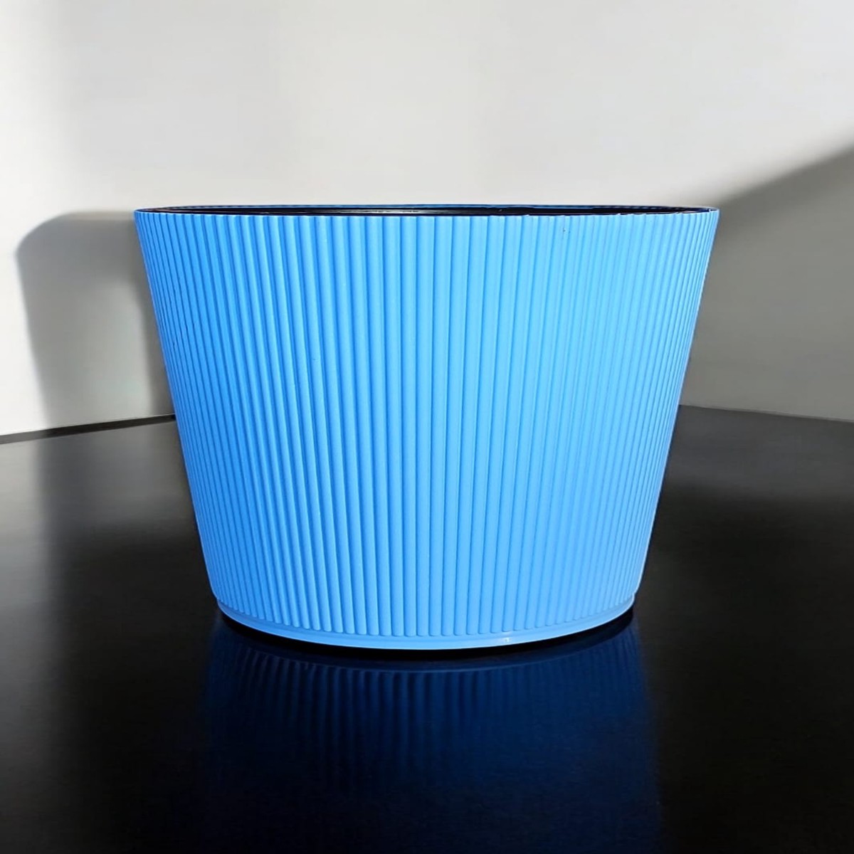 Plastic Round Pot 10-Inch Blue – My Garden Store