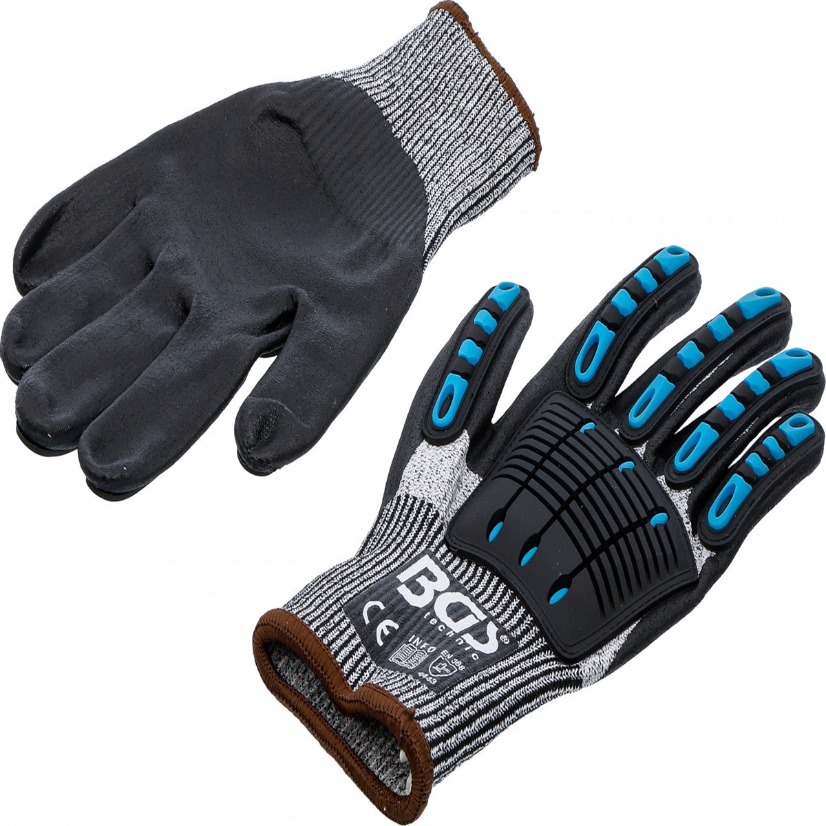 Mechaniko apsaugins pirtins | atsparios pjovimams | 10 dydis (XL) (4542)