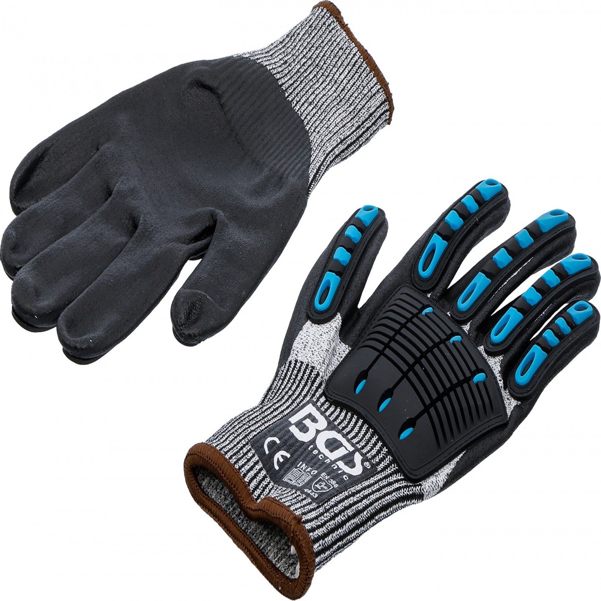 Mechaniko apsaugins pirtins | atsparios pjovimams | 9 dydis (L) (4541)