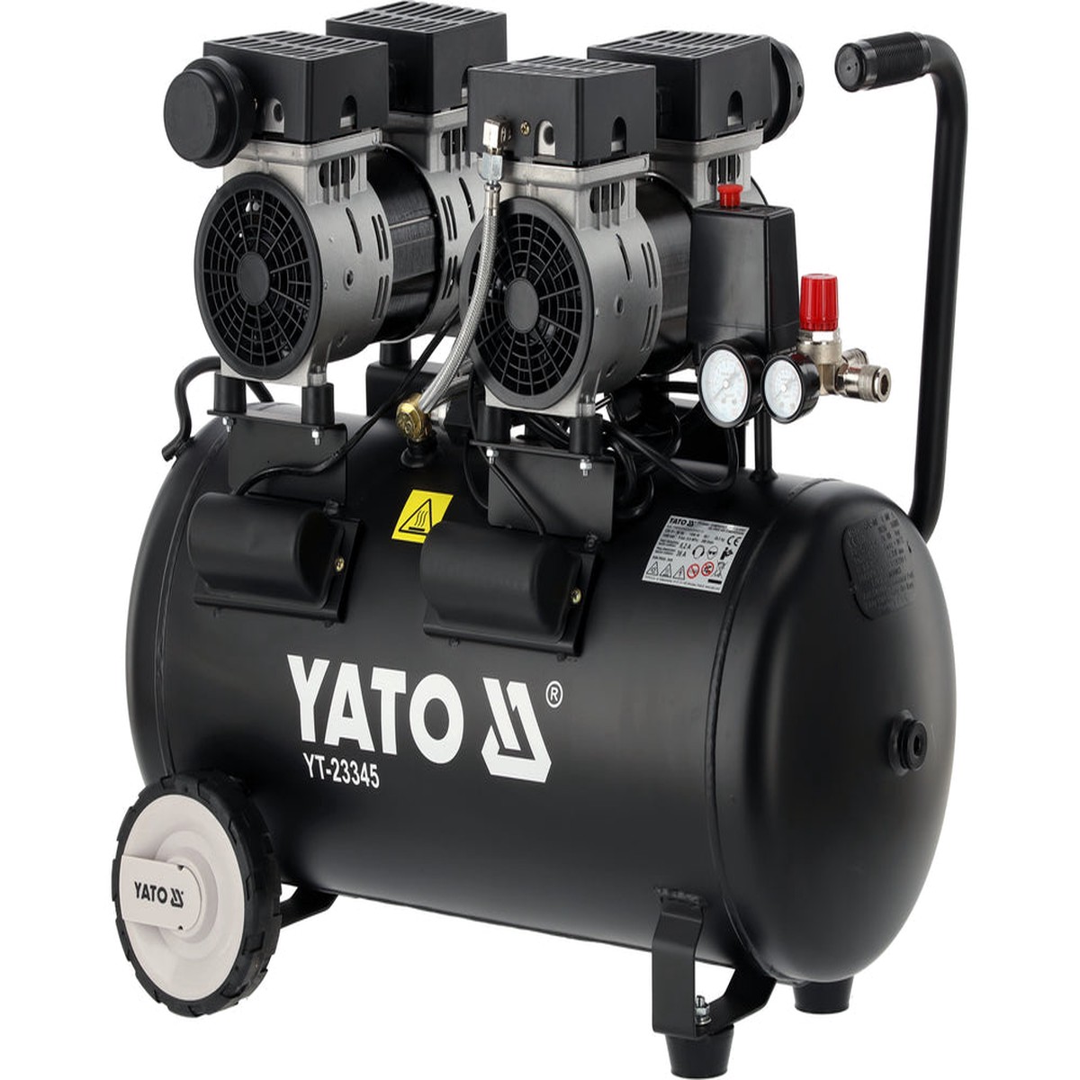 Oro kompresorius tylus | betepalinis | 50L/0.8MPA/8BAR/115PSI/ 280l/min | 1500 W (YT-23345)