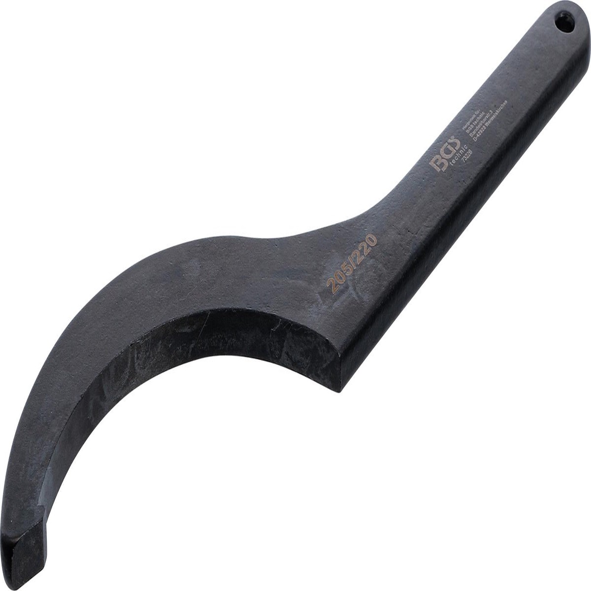 Verliaraktis umetamas | kablys | 205 - 220 mm (73226)