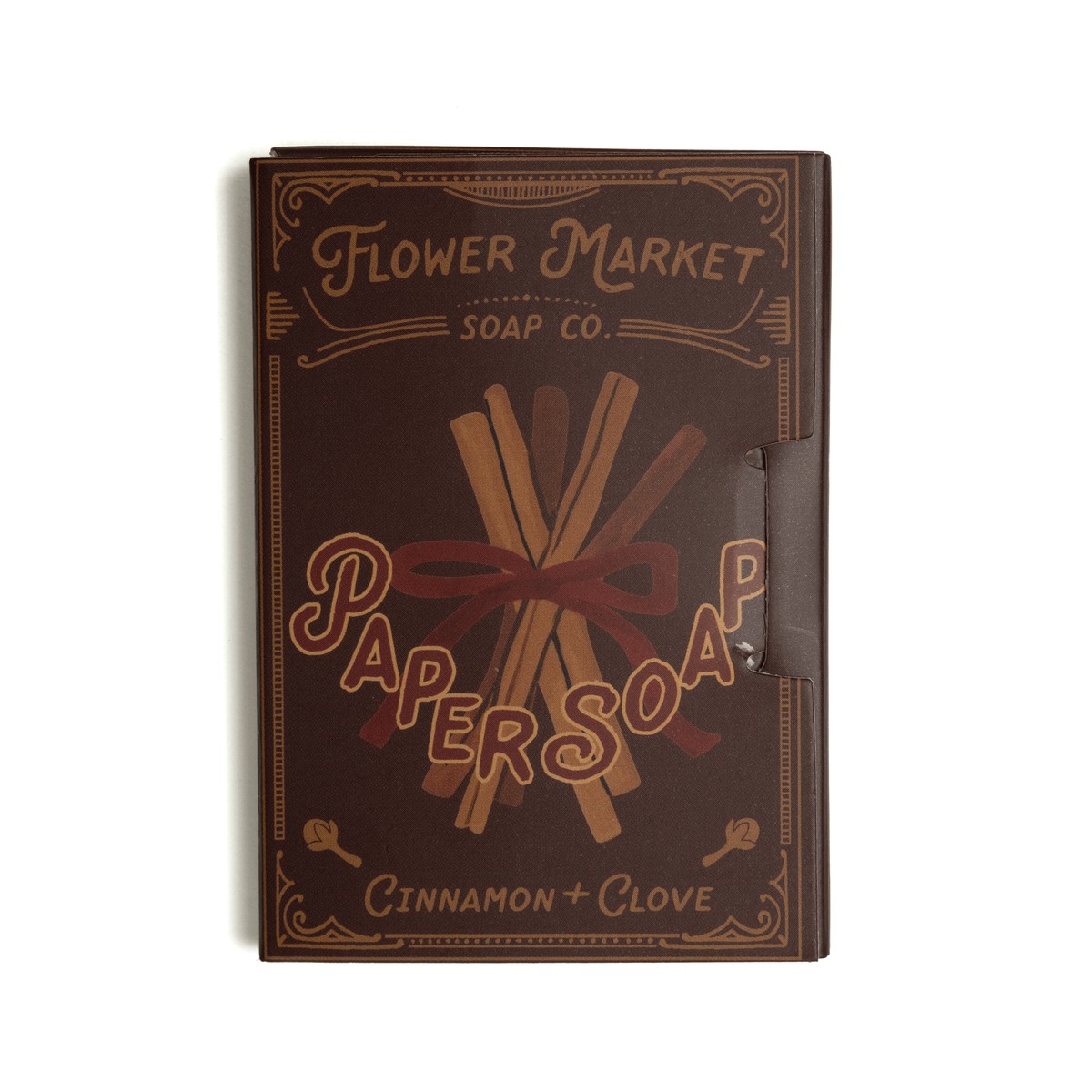 Paper Soap Cinnamon + Clove, 50 sheets
