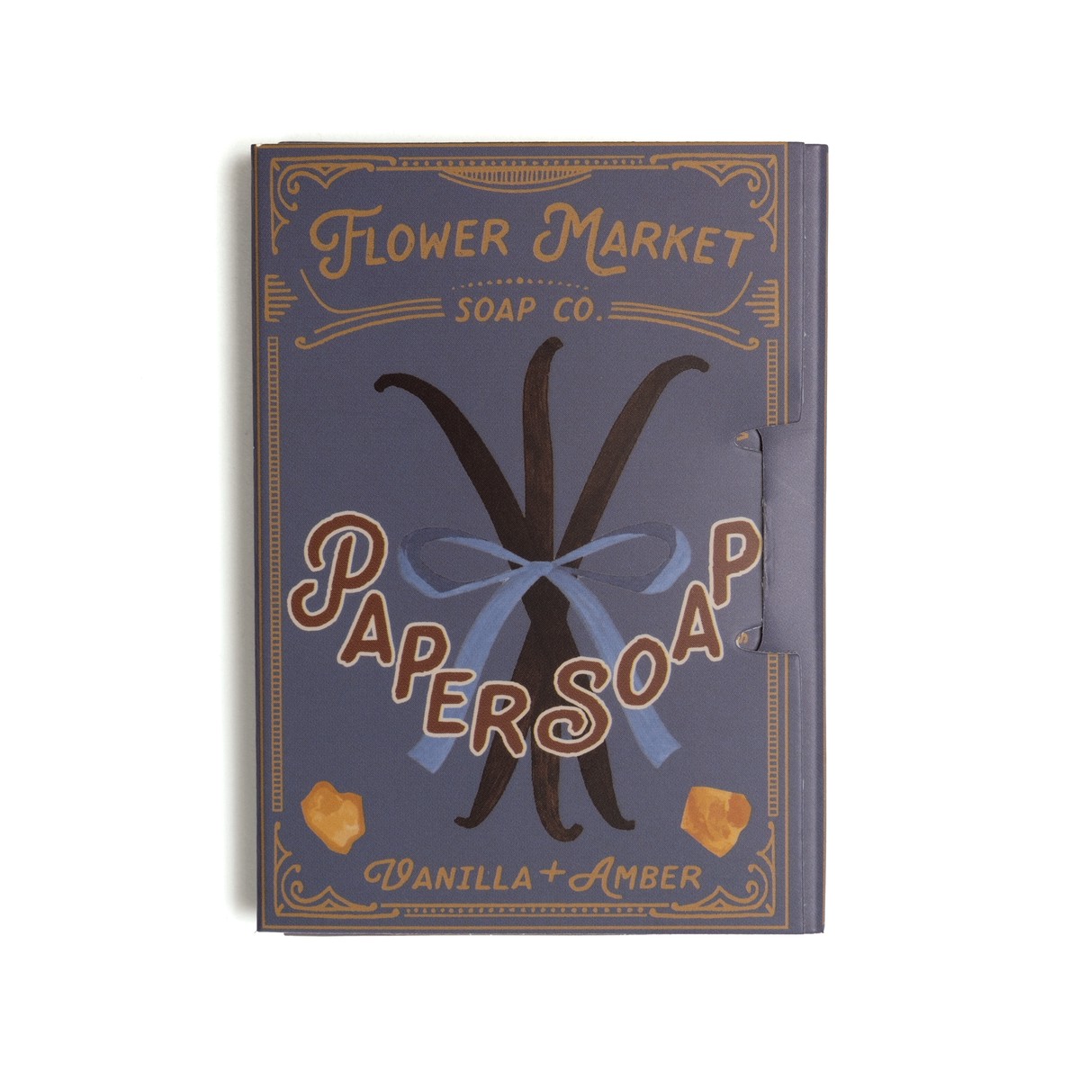 Paper Soap Vanilla + Amber, 50 sheets