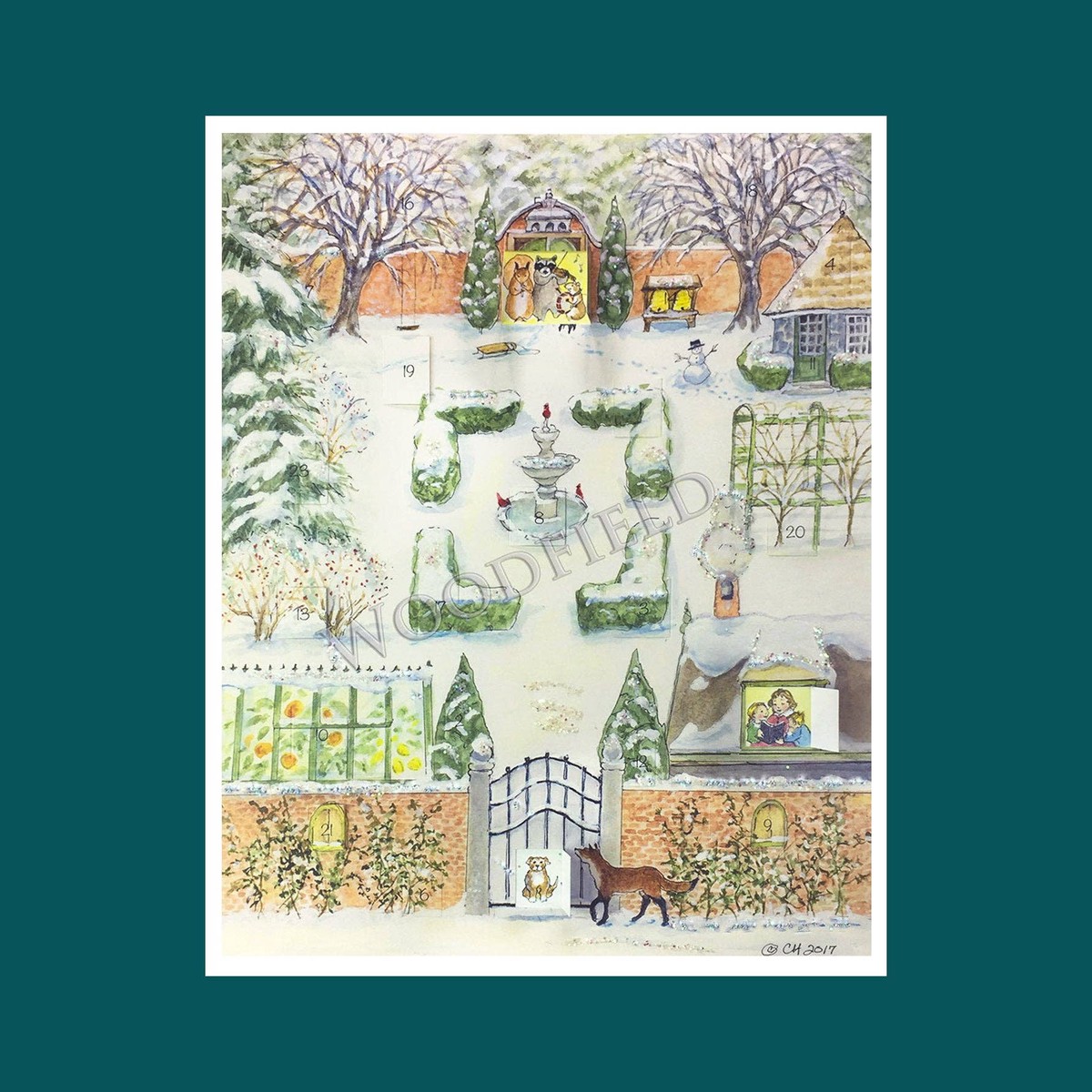 #3027 – Winter Garden Advent Calendar