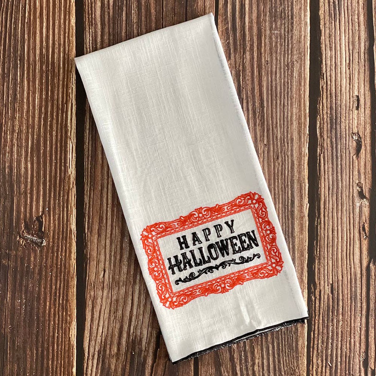 Happy Halloween Embd. Kitchen Towel