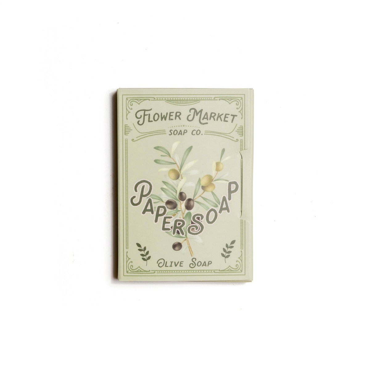 Paper Soap Olive Oil, Travel Size, 50 Sheets