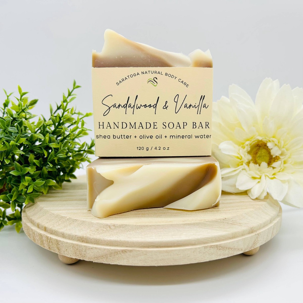 Sandalwood Vanilla Handmade Soap Bar