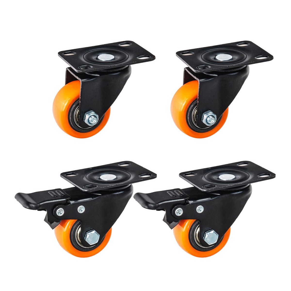 4 prdratta komplekt 40 mm, 40 kg 2 piduriga ja 2 pidurita