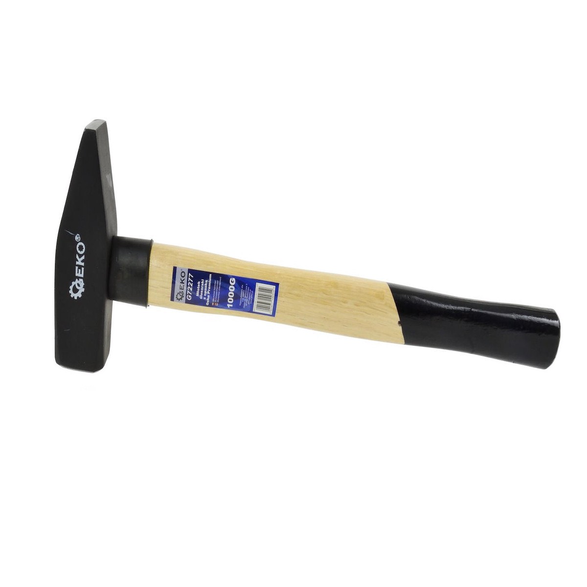 GEKO Premium lukksepa haamer 1000 g puidust varrega G72277