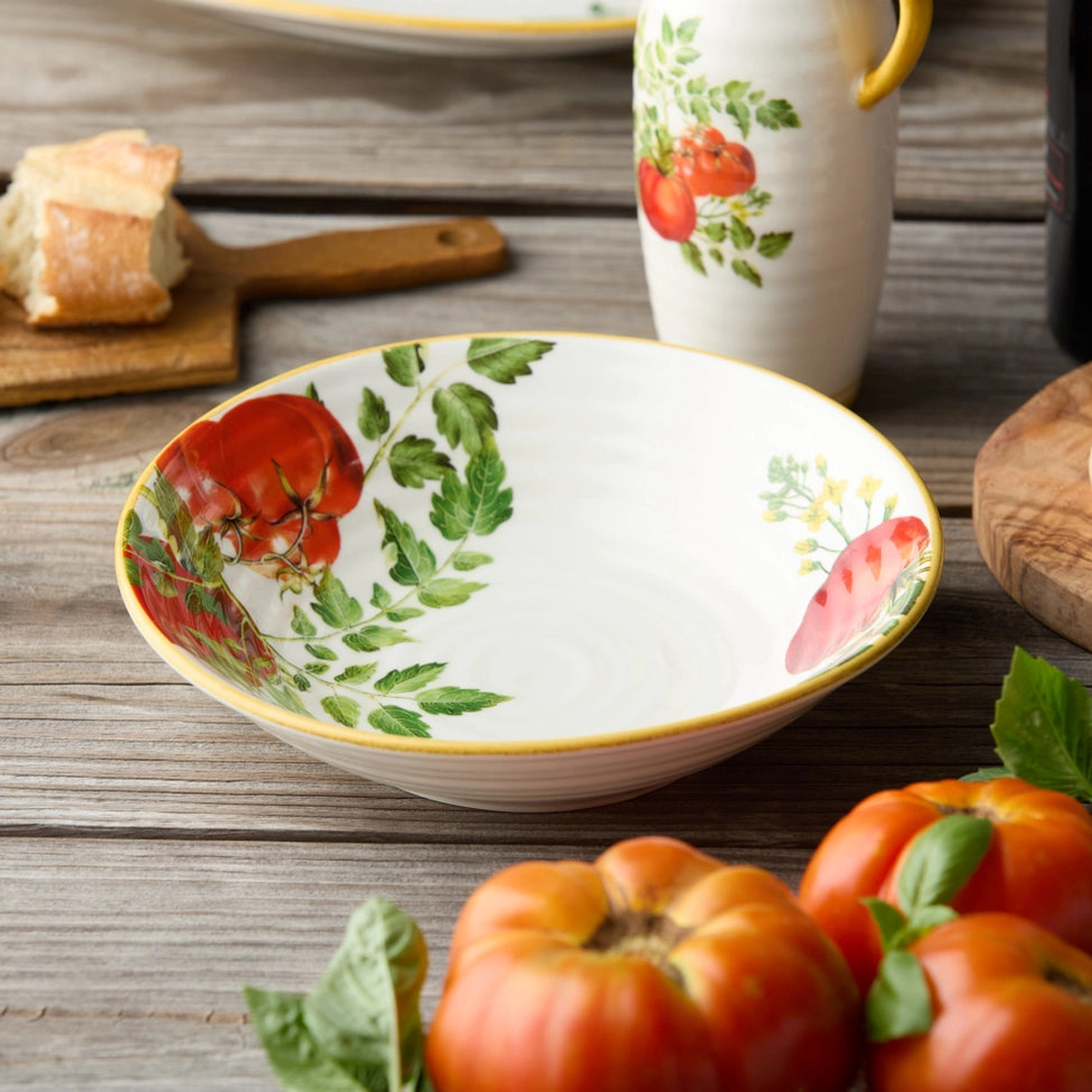 Pomodoro Stoneware Pasta Bowl