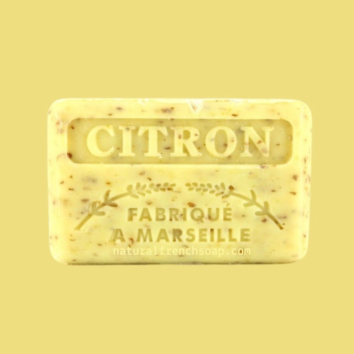 French Soap with Shea Butter – Crushed Lemon