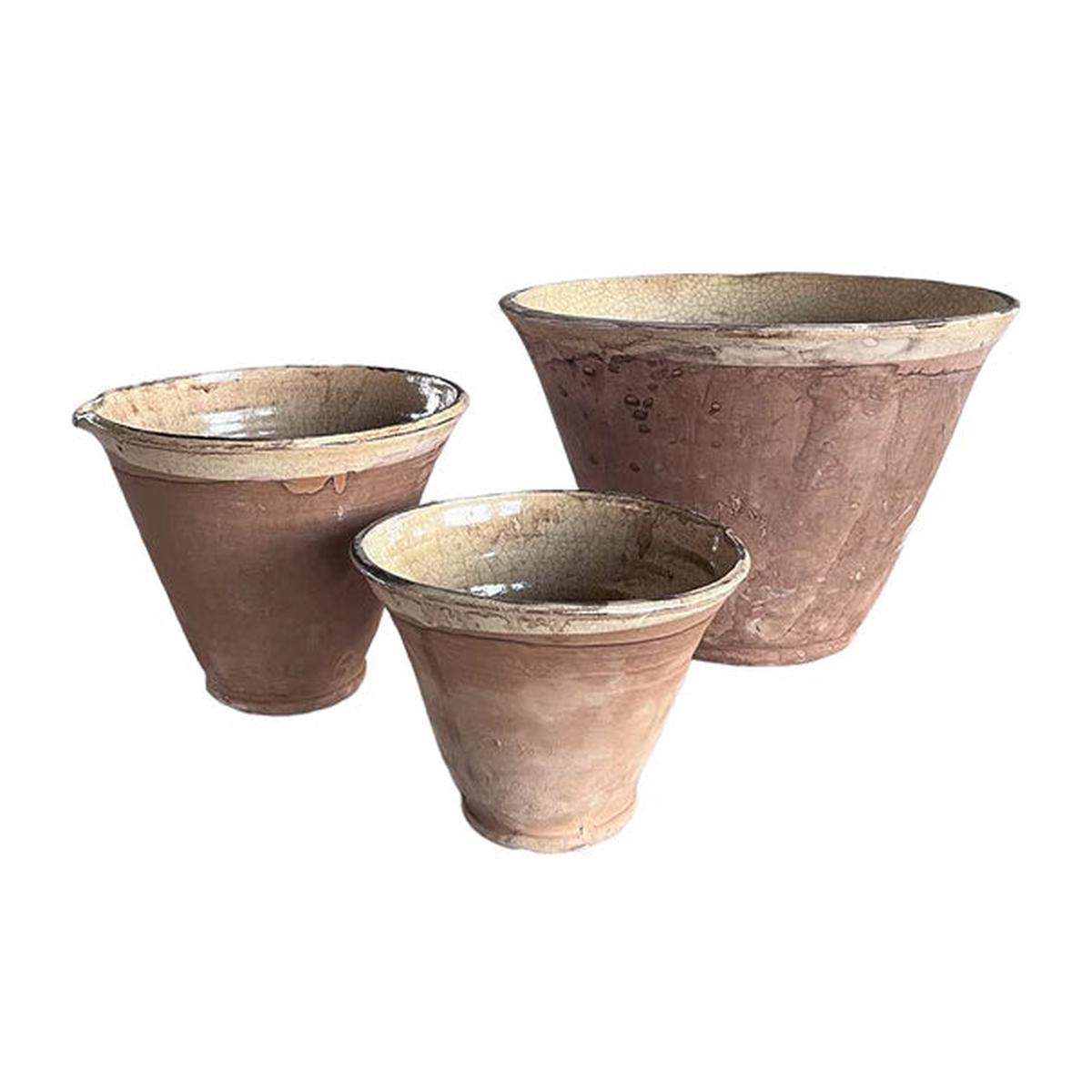 Set of 3 Cottage Crafted Bowls - Cream