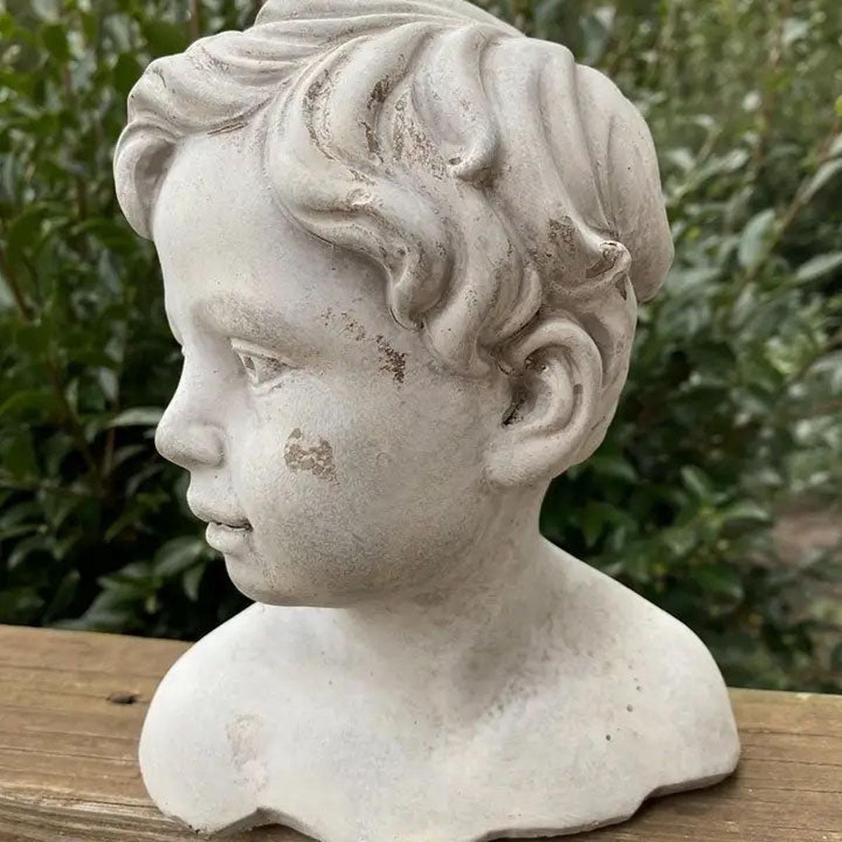 Cement Boy Head