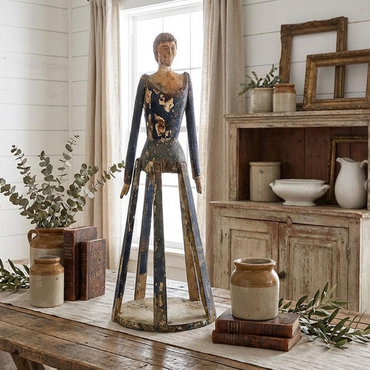 Vintage Style Wooden Figure - More Coming Soon