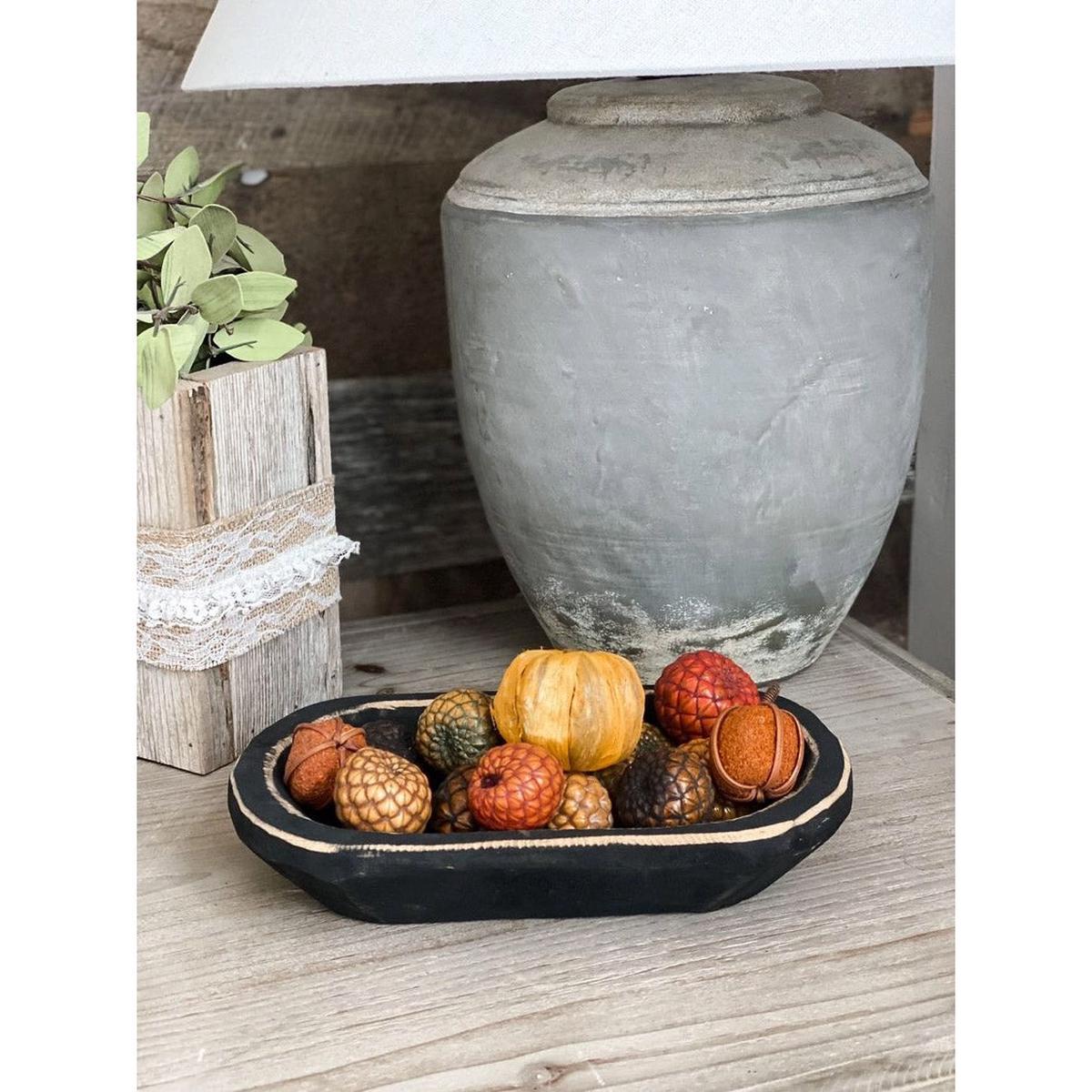 Small Black Dough Bowl