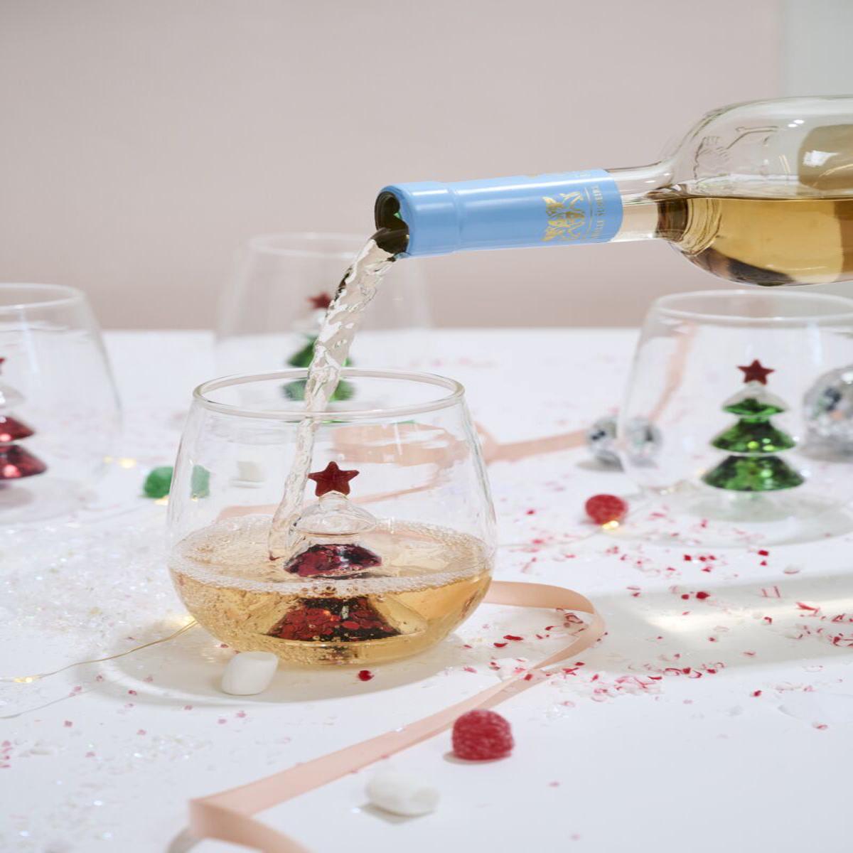 Glitter Tree Drinkware - Choose Color