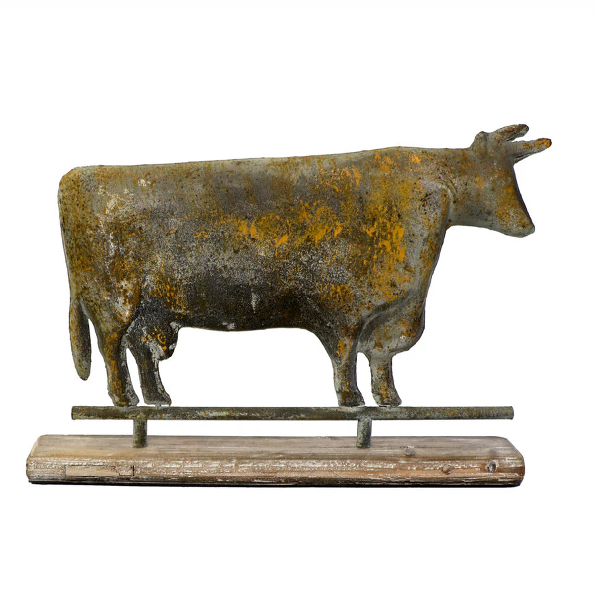 Weathered Cow Weathervane